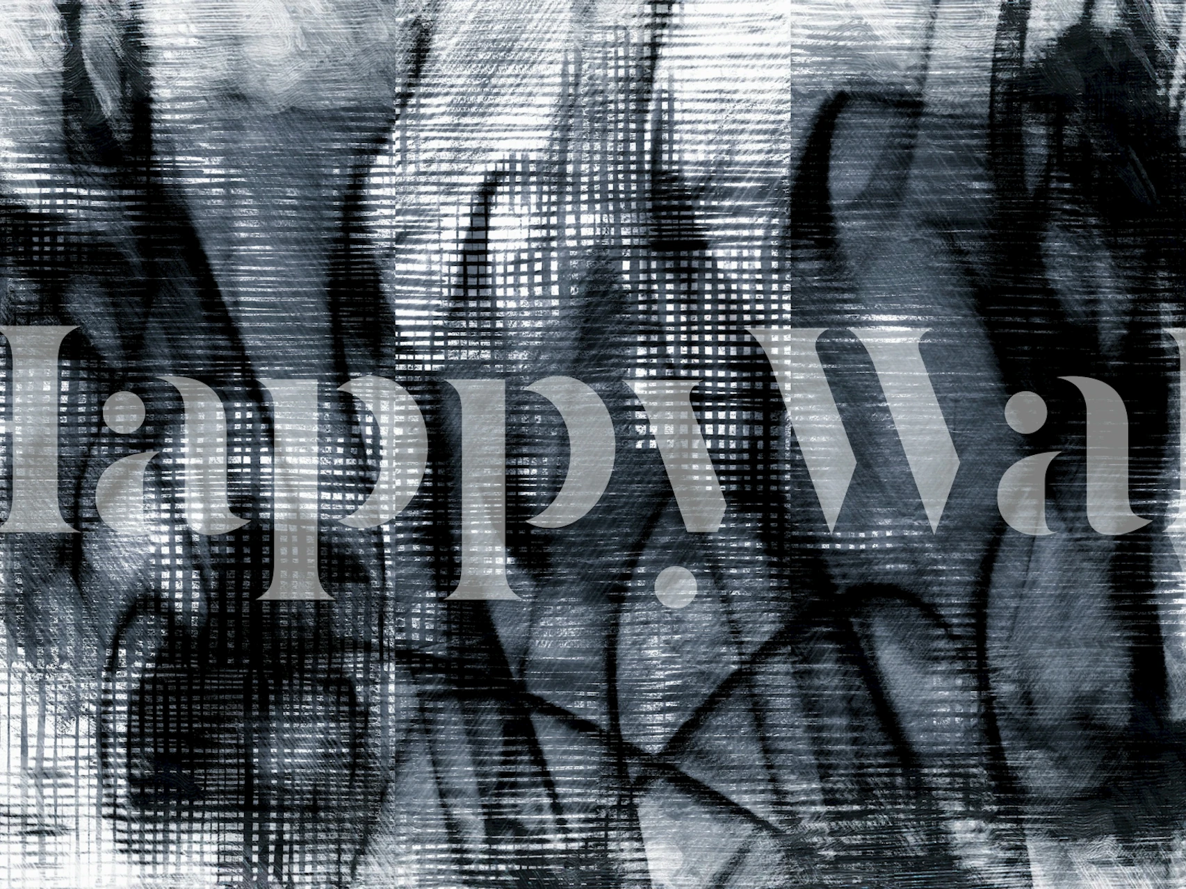 Stockholm Grunge wallpaper in a modern setting