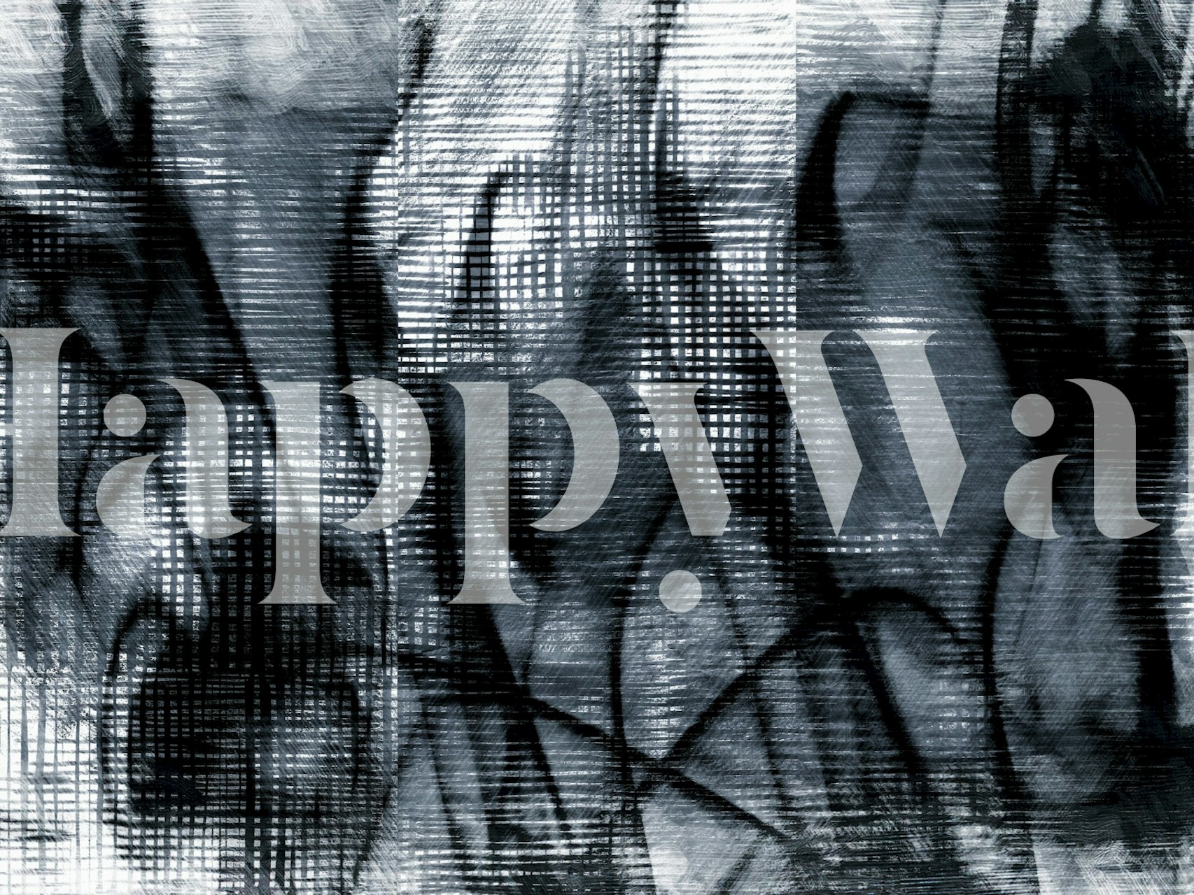 Stockholm Grunge tapet i en moderne setting