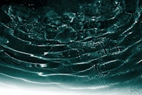Dark Night Teal Ocean Dream 1 wallpaper