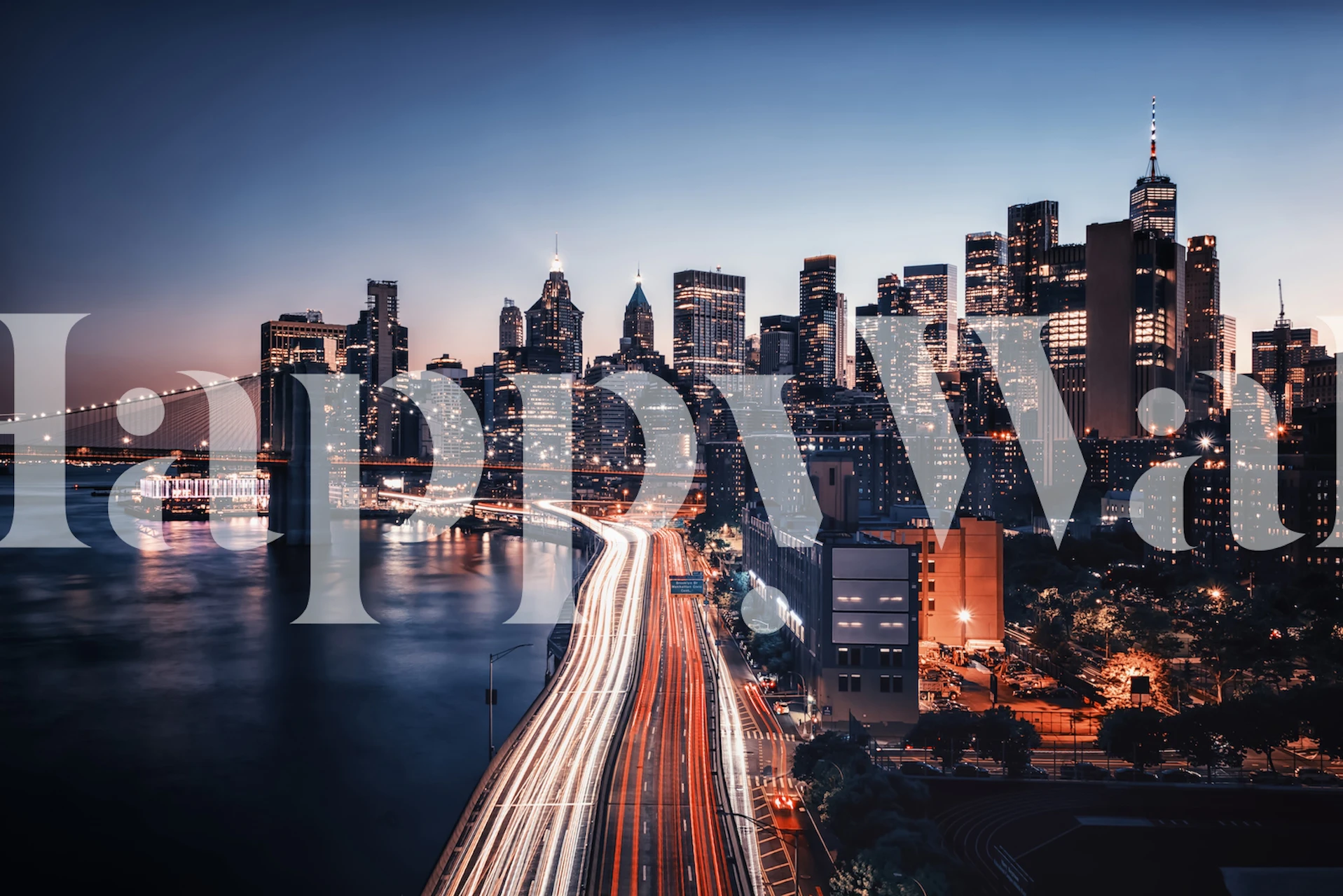 Tapeta Big Apple u modernom interijeru