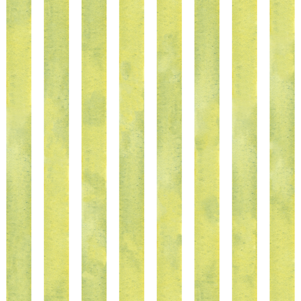 Spring Green Watercolour Stripe