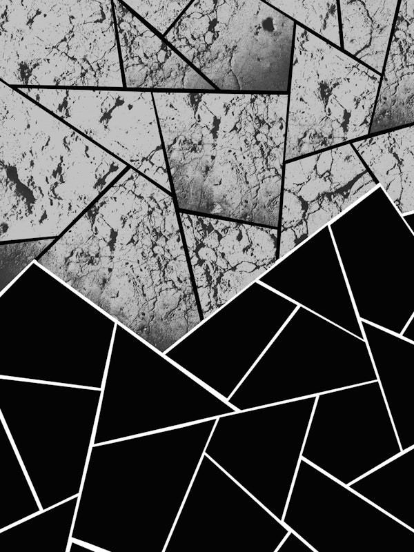 Yin Yang Marble Geometric 2