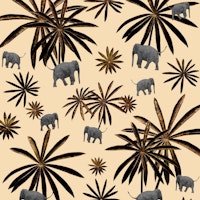 Palm Tree Elephant Jungle 3 tapety