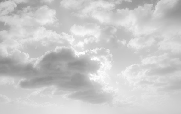 Soft Black & White Clouds 1