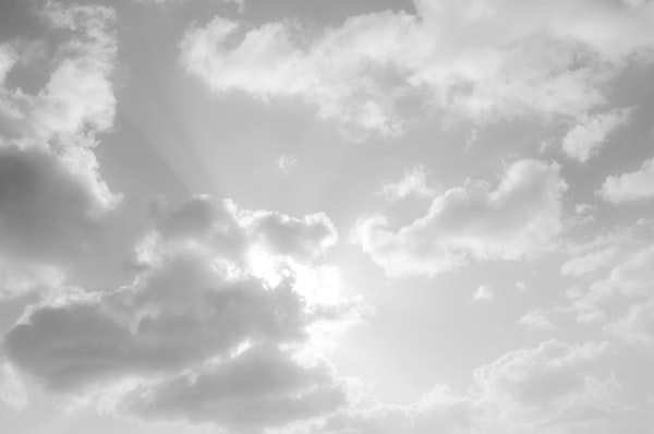 Soft Black & White Clouds 2