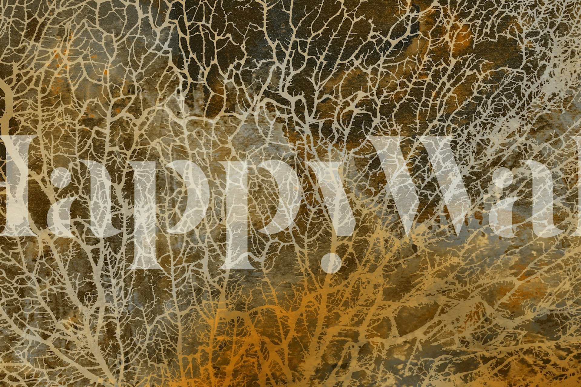 Warm Morning Japandi Moss wallpaper in a room