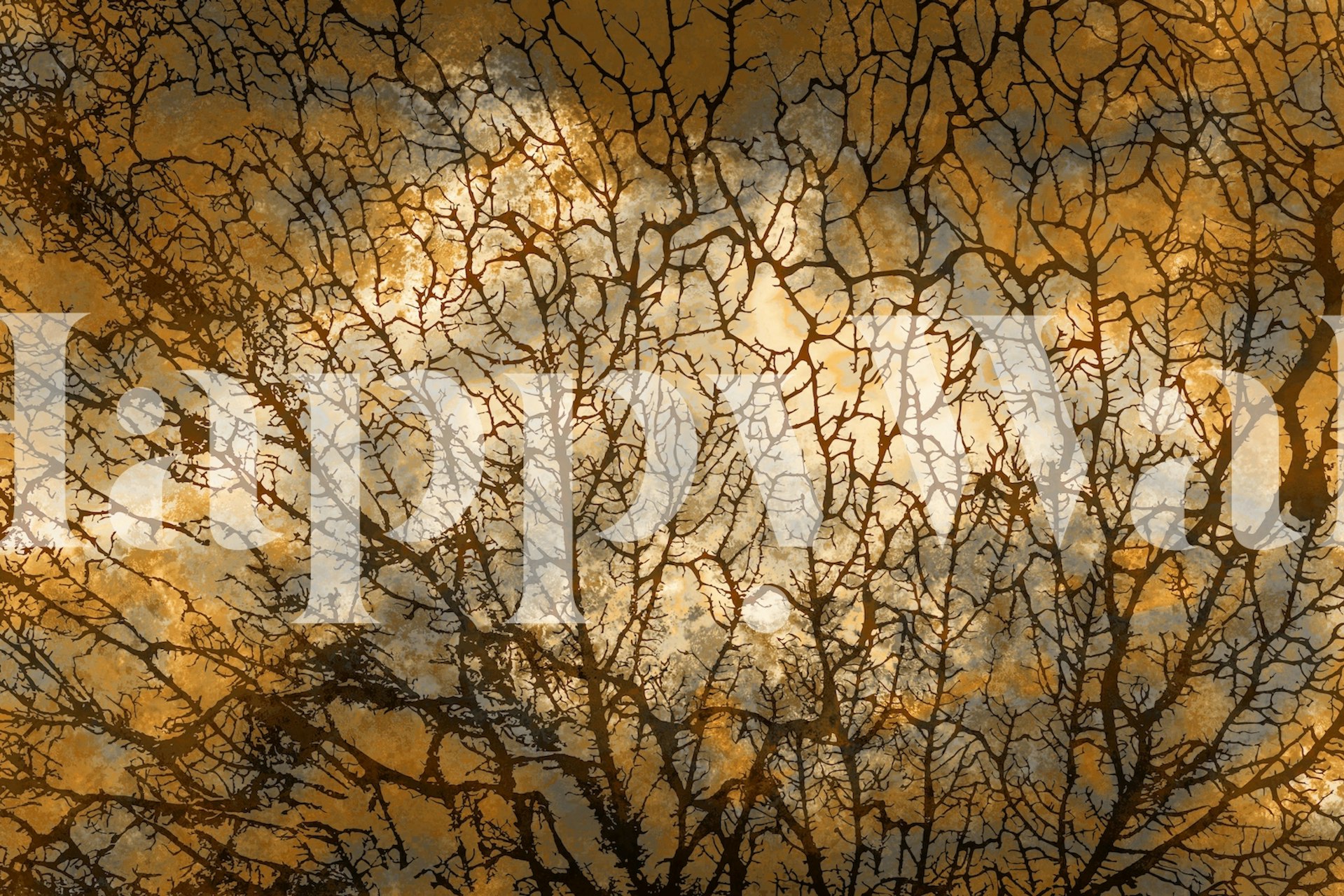 Morning Sun Moss -tapetti esiteltynä huoneessa