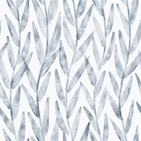 Watercolor Willow Leaves 2 carta da parati