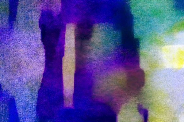 Neon Watercolor Mosaic