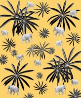 Palm Tree Elephant Jungle 4 tapete