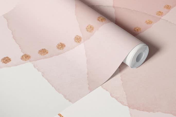 Minimalistic Luxury Pastel Boho Abstractwallpaper roll