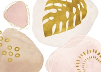 Golden Boho Tropical Vibes wallpaper