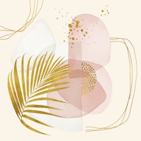 Golden Boho Exotic Vibes tapete