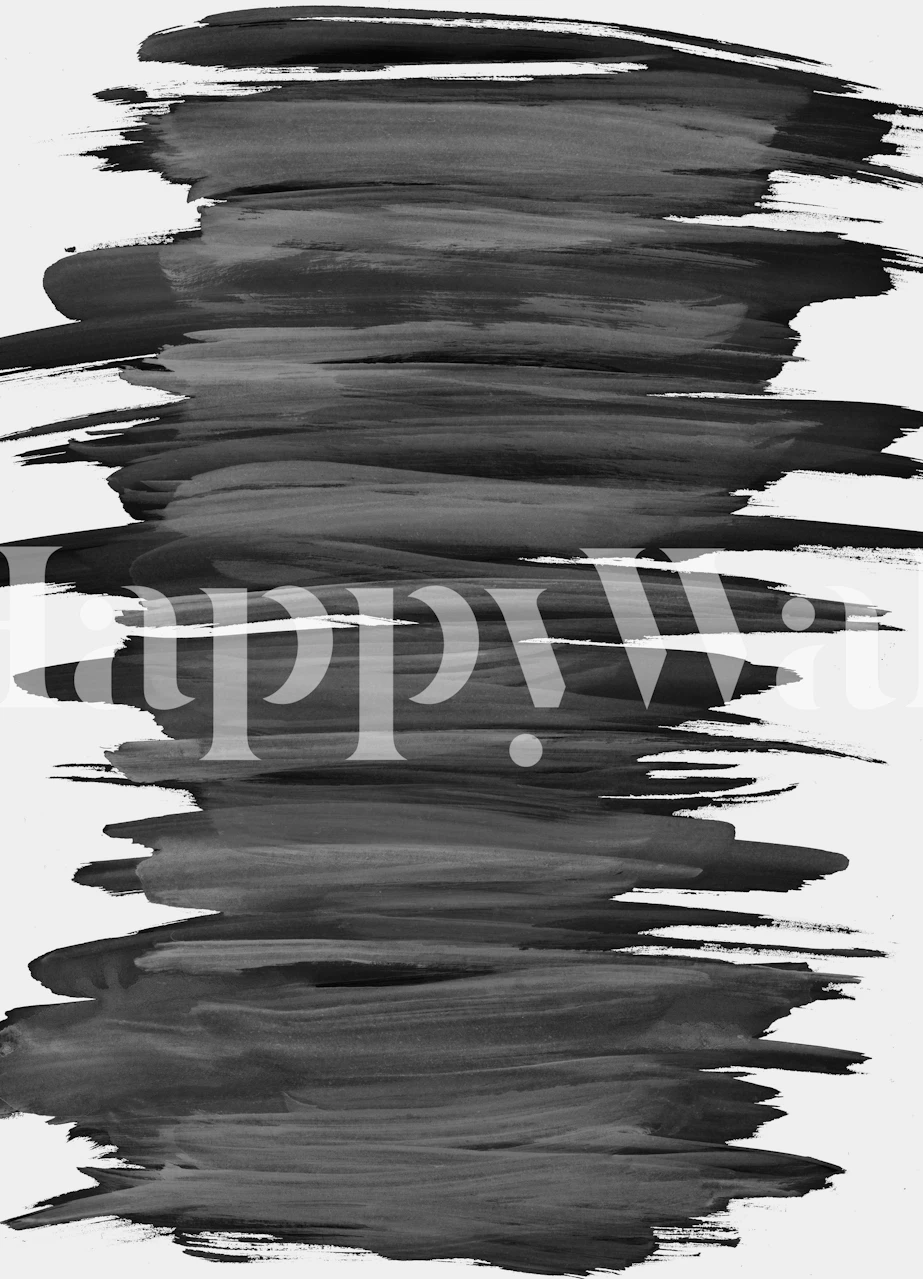 Sort abstrakt tapet i et moderne rum