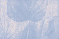 Indigo Blue Japandi Leaf tapet
