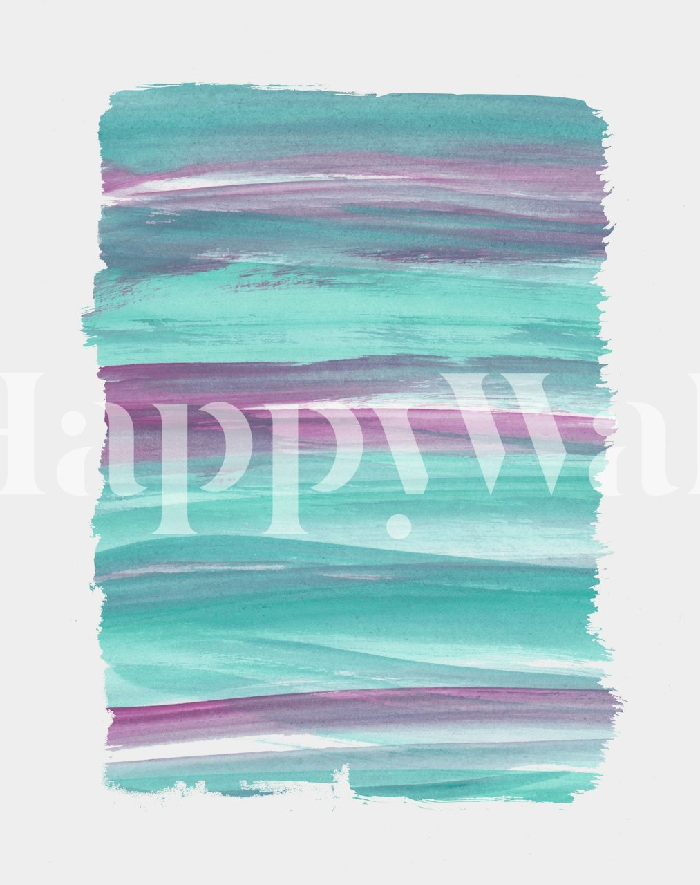 Mermaid Abstract Minimalism tapet i et rom