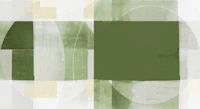 Sage Bauhaus Circles tapet