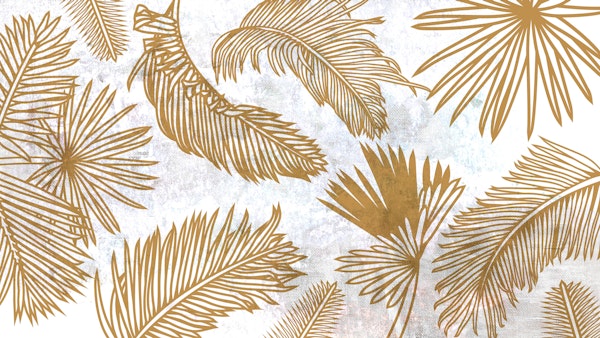 Tropical Leaves Sunrise