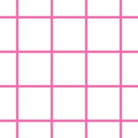 Pink on white grid tapete