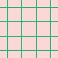 Green on Pink Grid Pattern behang