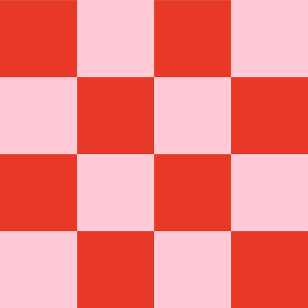 Red and Pink Checker