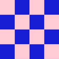 Pink and Blue Checker wallpaper