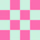 Pink and Mint Checker