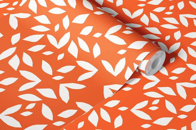 Orange autumn blisswallpaper roll