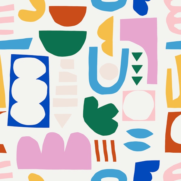 Joyful mix of shapes