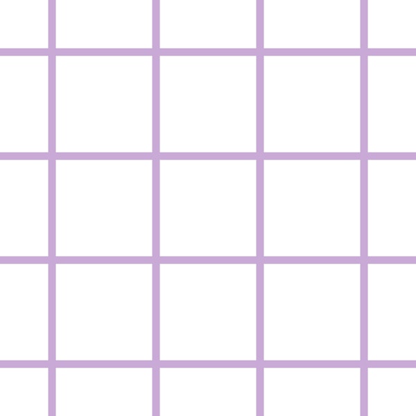 Lila on white grid