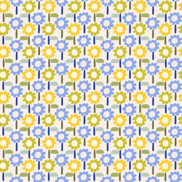 SMALL - Daisy Stitch - Spring