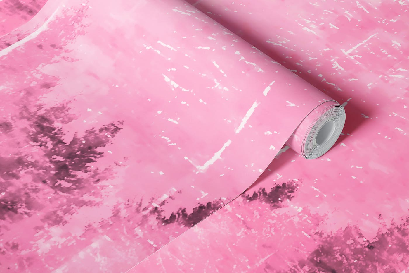 Pink Pine Wood Mist wallpaper roll