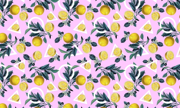 Geometric and Lemon pattern