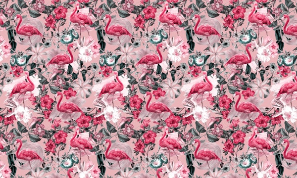 Floral and Flemingo III Pattern