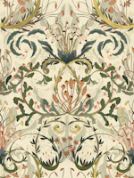 Woodland moss wallpaper