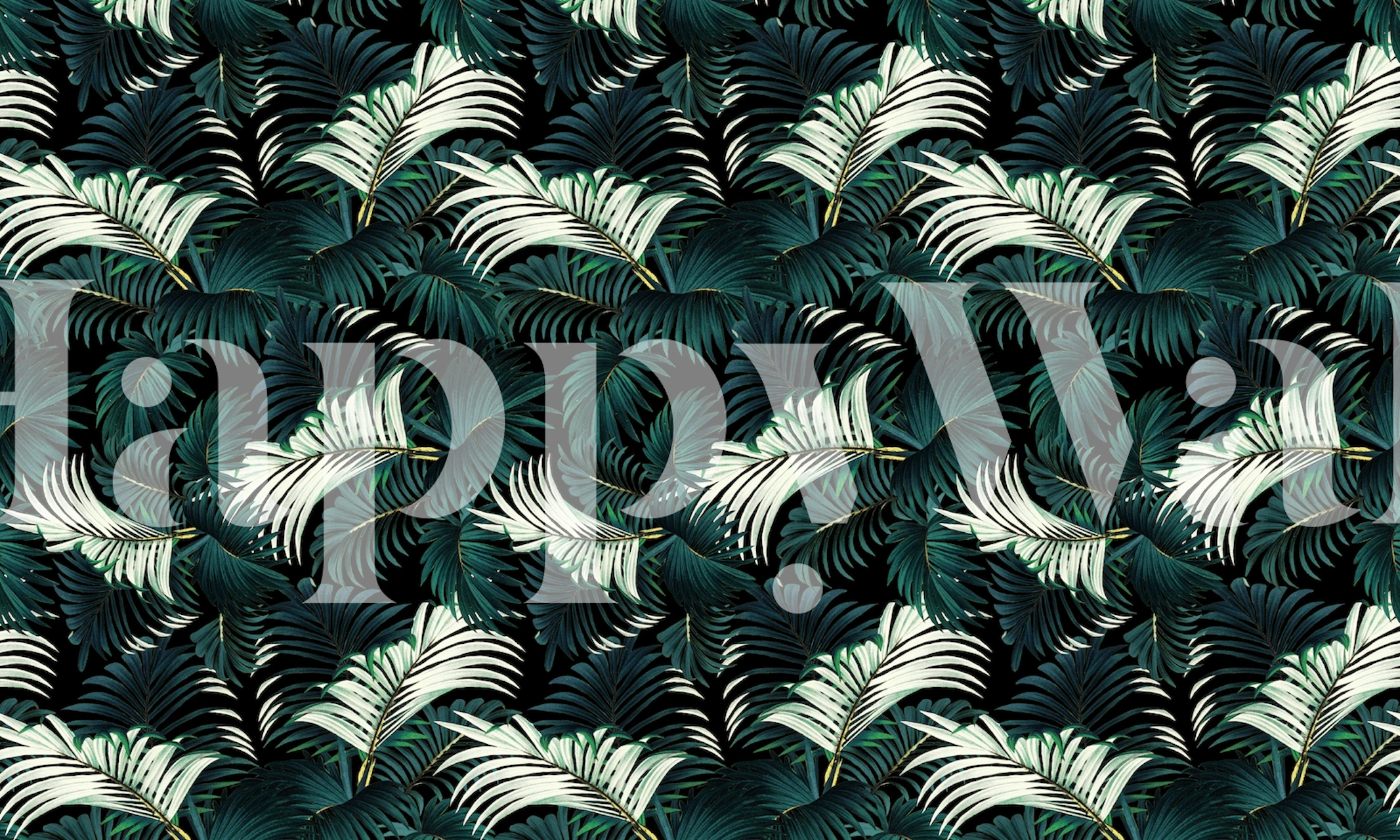 Tropical Jungle Tapetdesign