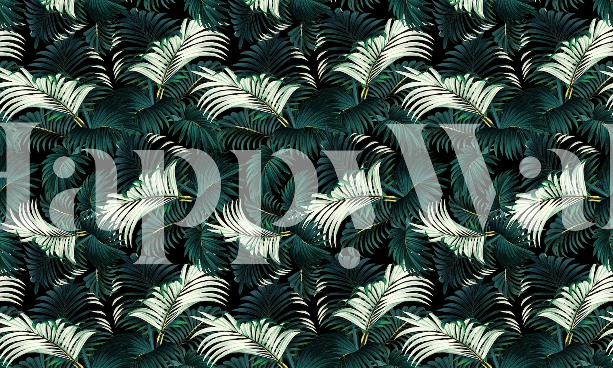 Tropical Jungle Design De Papier Peint