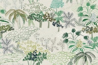 Italian landscape green carta da parati