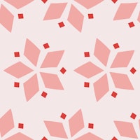 Mosaic rose coral tapete