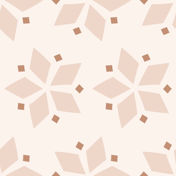 Mosaic neutral rose