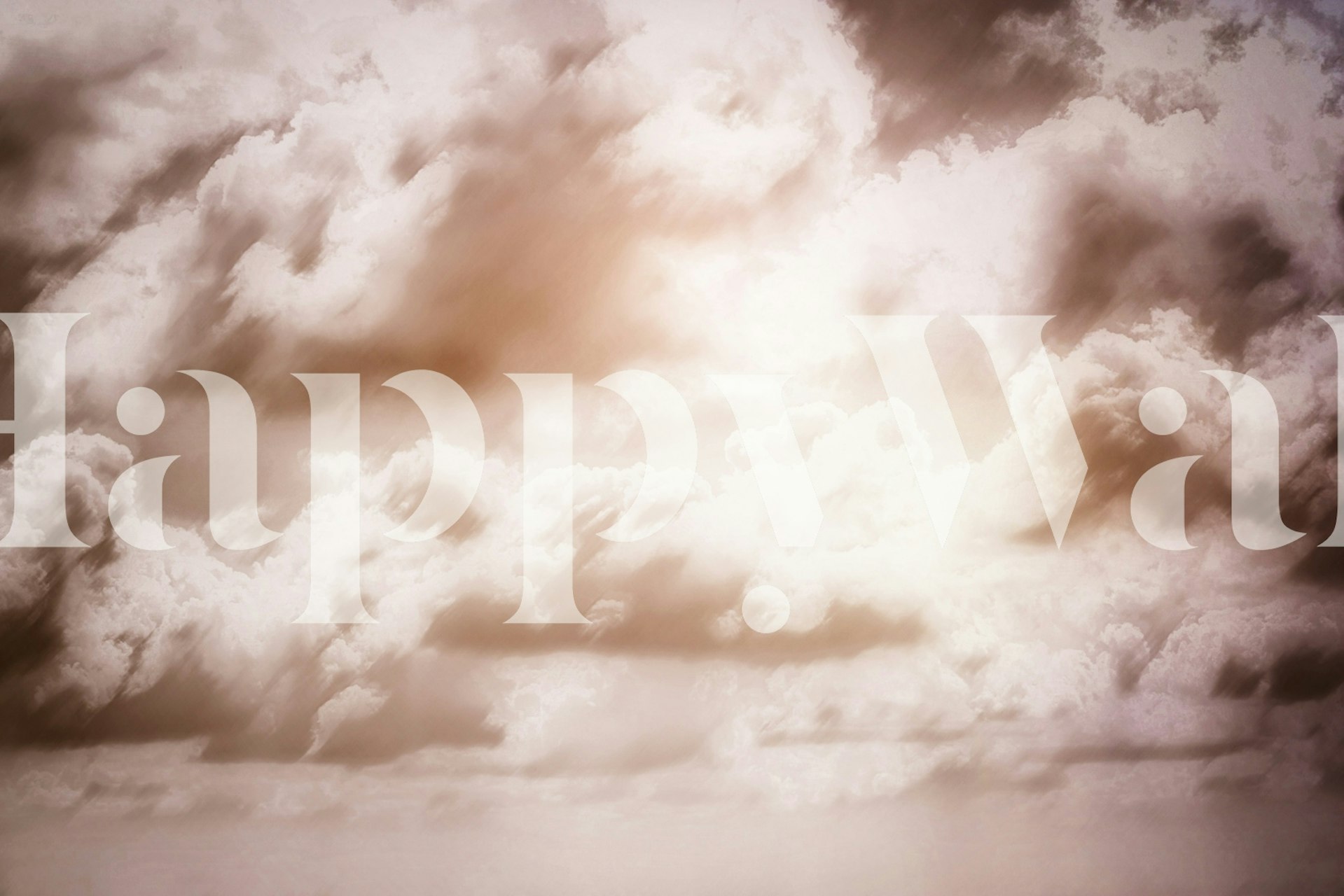 Sunrise Morning wallpaper in a cozy room