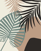 Minimal Jungle Leaves 1 ταπετσαρία