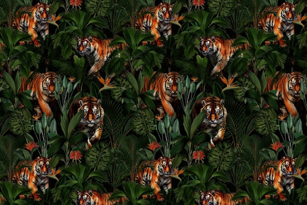 Mystic Midnight Jungle Night I