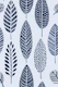 Charming Autumn Vibe Minimalist Leaves Blue