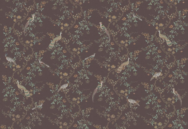 CHINOISERIES NIGHT BIRDS - BLUE