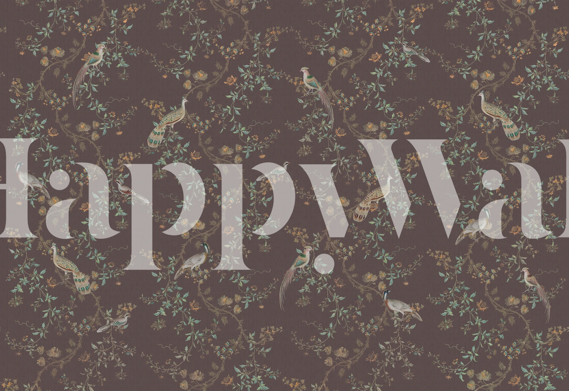 Chinoiseries Night Birds Tapet I Et Rum