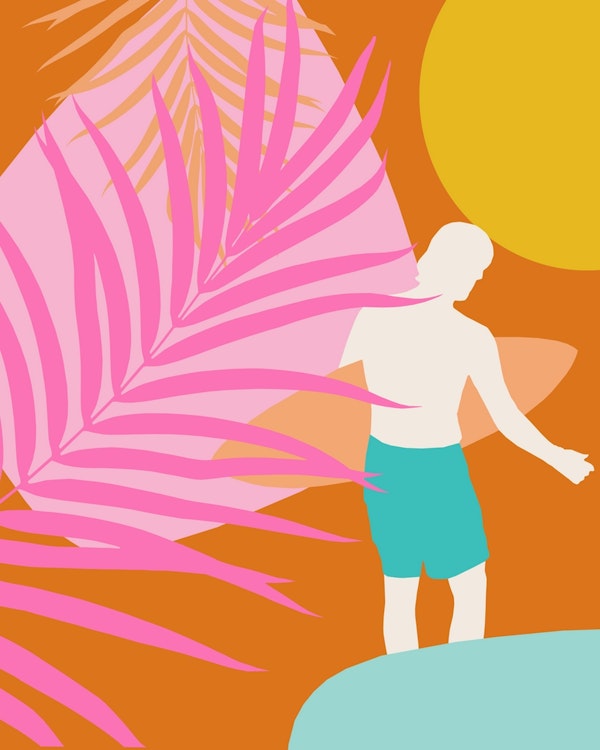 Noon Surfer Abstract 2