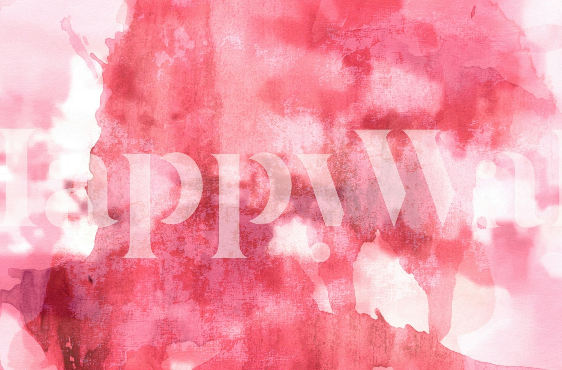 Strawberry Splash tapet vist i et rom