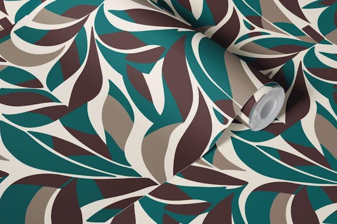 Abstract Leaveswallpaper roll