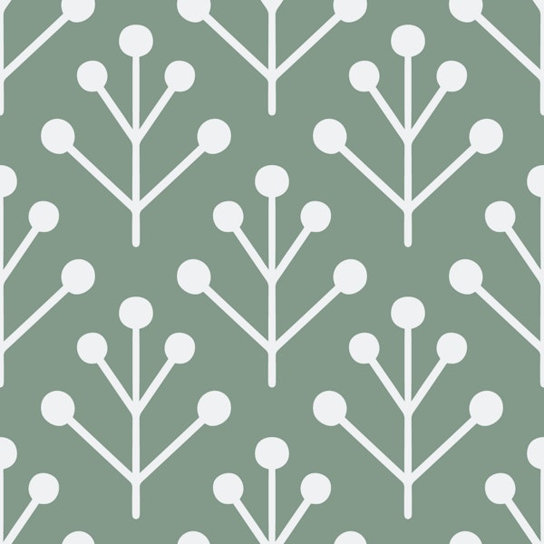 Berry Twig scandi sage green
